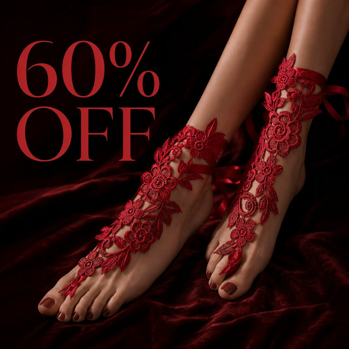 Fioritura Lace Foot Cover Stockings — ce_metastatic_06