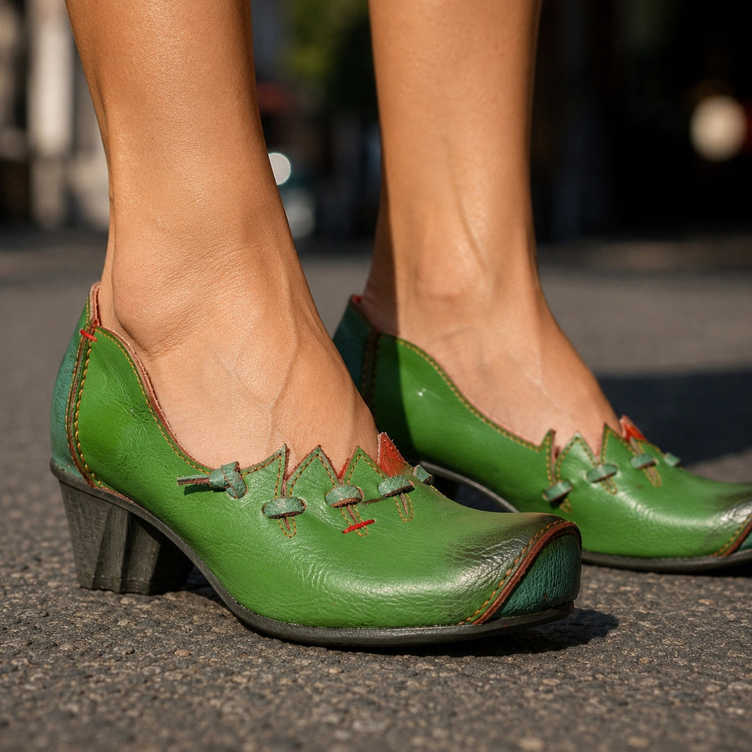 Verbena Leaf-Laced Pumps — ce_brooklyn_s1_01