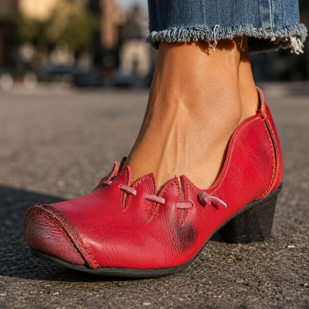 Verbena Leaf-Laced Pumps — ce_brooklyn_s2_01