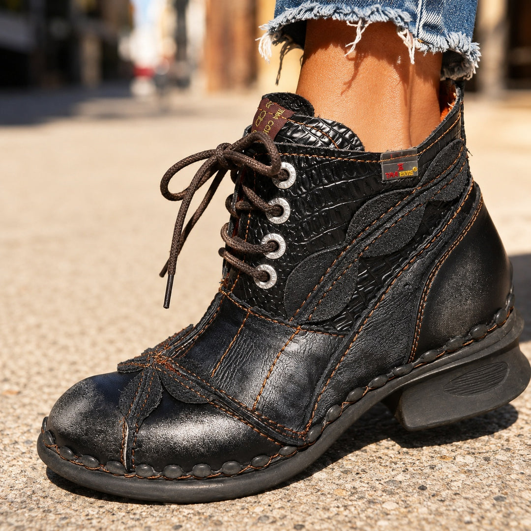 Bosco Leaf-Stitched Boots — ce_brooklyn_s2_01