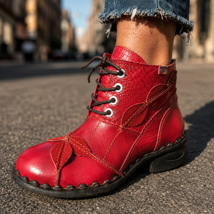 Bosco Leaf-Stitched Boots — ce_brooklyn_s2_01