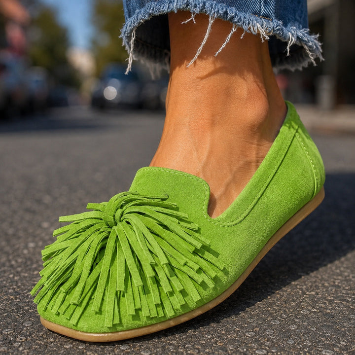 Fringe Suede Ballet Flats — ce_brooklyn_s2_01