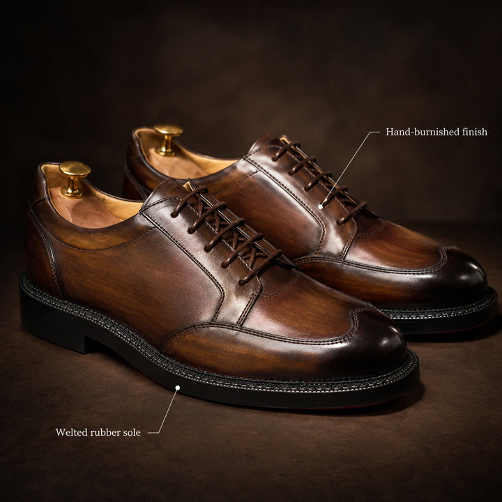 Galleria Apron-Toe Derby Shoes — ce_metastatic_05