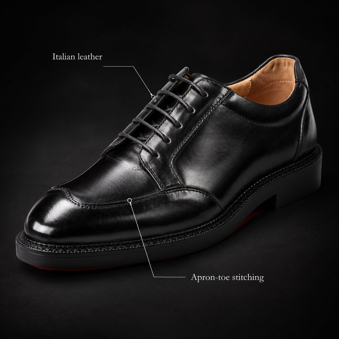 Galleria Apron-Toe Derby Shoes — ce_metastatic_07