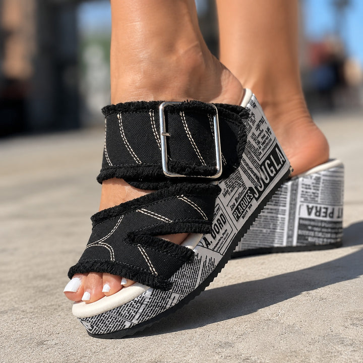 Gazzetta Newsprint Wedge Slides — ce_brooklyn_s1_01