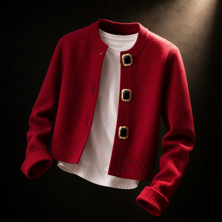 Gemma Jewel-Button Cardigan — ce_soul_s3_01