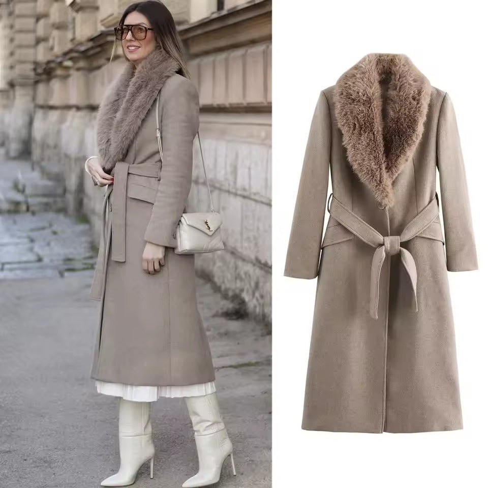 Rossa Belted Wrap Coat