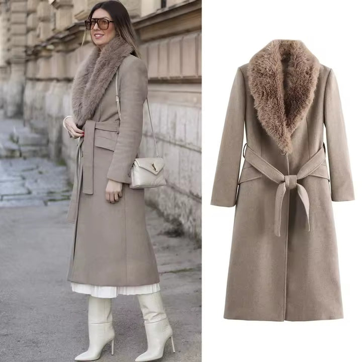 Rossa Belted Wrap Coat