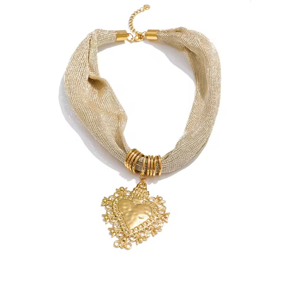 Aurelia Woven Chain Necklace