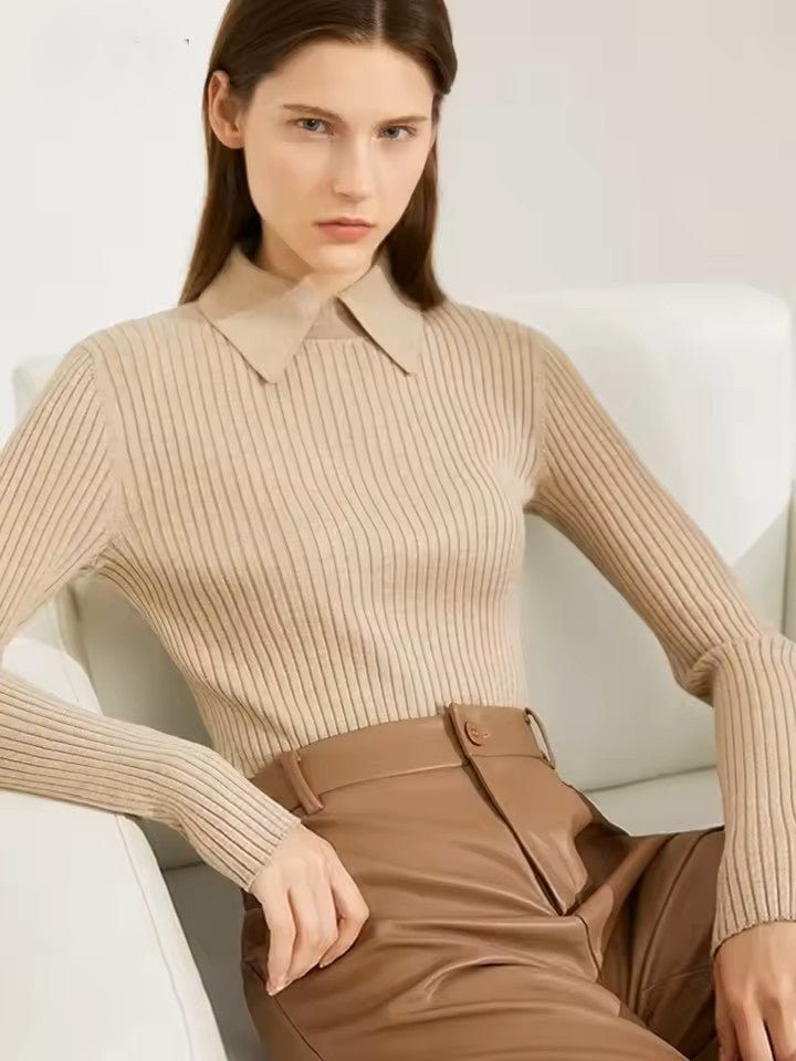 Blythe Ribbed Knit Polo