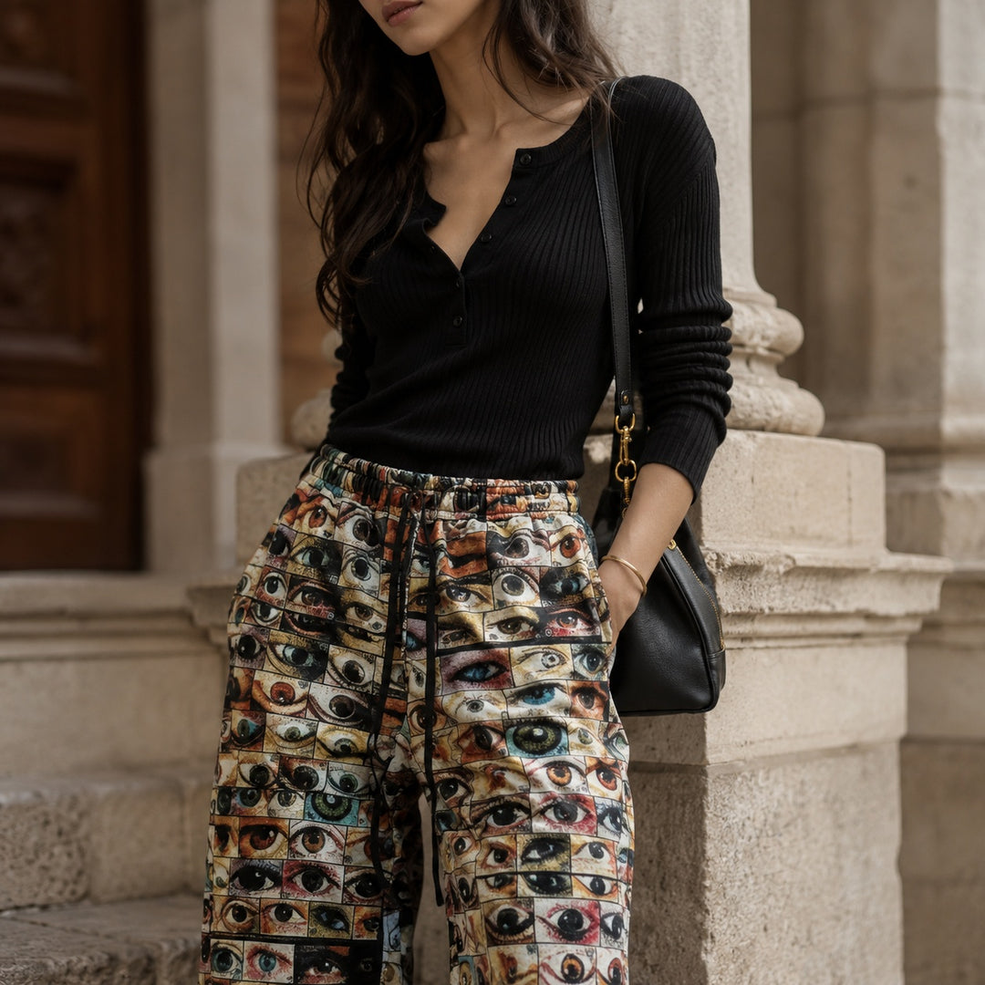 Iris Print Wide-Leg Pants — ce_aub_01