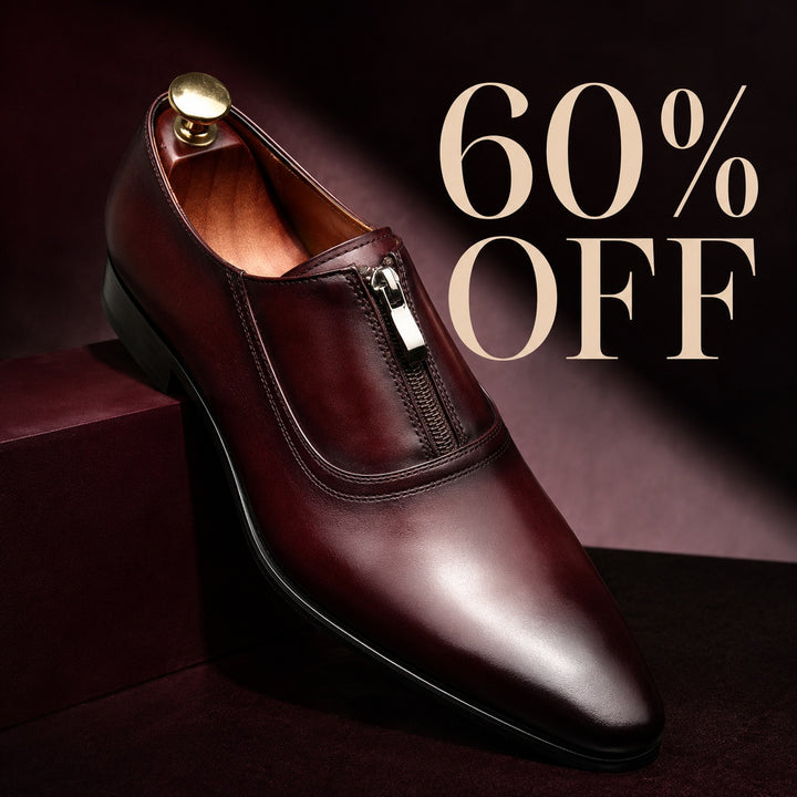 Lampo Zip-Front Leather Oxfords — ce_metastatic_04