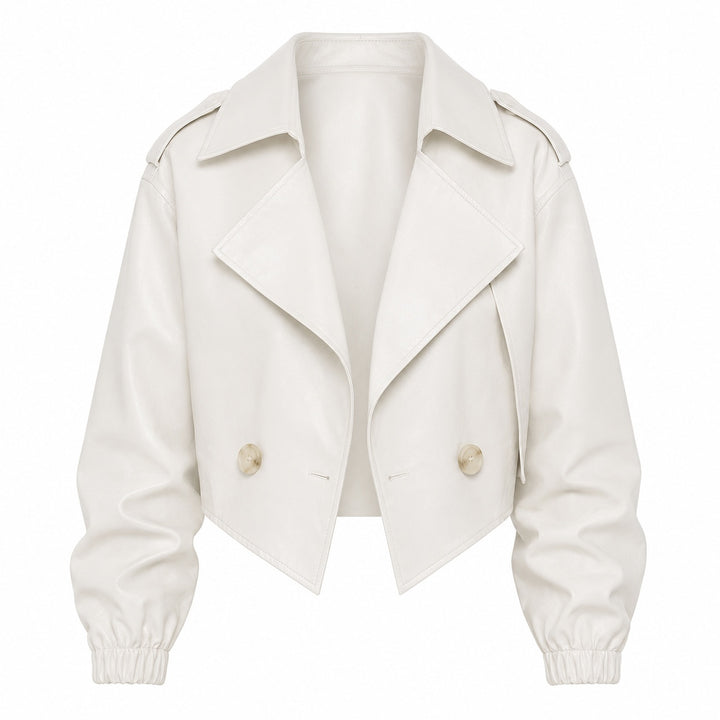 Lapella Cropped Trench Jacket — ce_wb_01