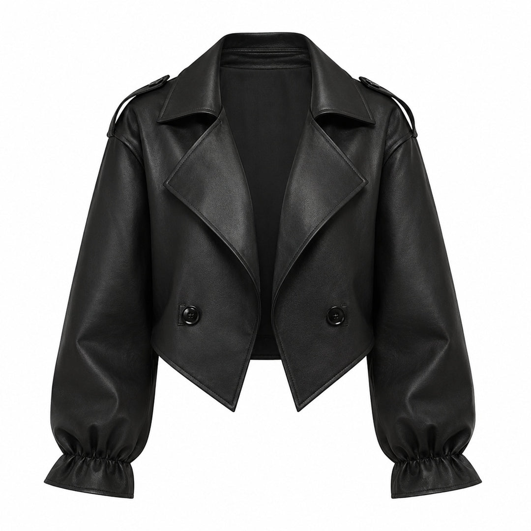 Lapella Cropped Trench Jacket — ce_wb_01