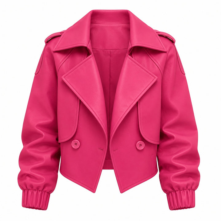 Lapella Cropped Trench Jacket — ce_wb_01