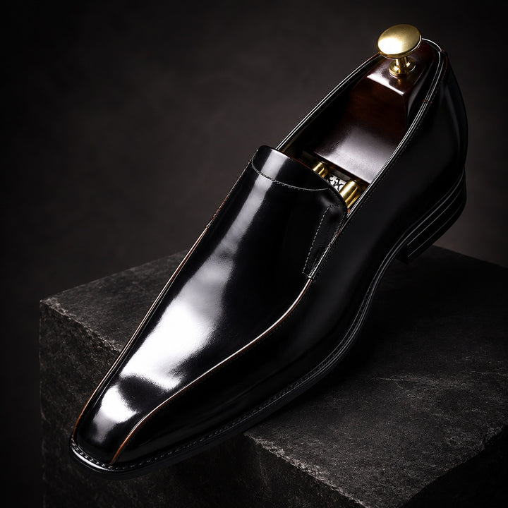 Lustrini Slip-On Leather Loafers — ce_metastatic_06