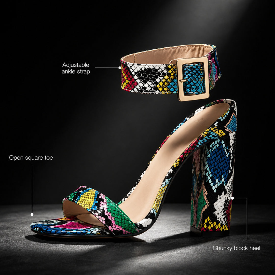 Maculata Print Block Heel Sandals — ce_metastatic_02