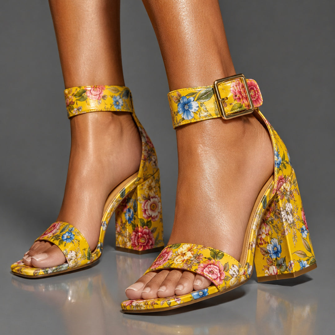 Maculata Print Block Heel Sandals — ce_brooklyn_s3_01