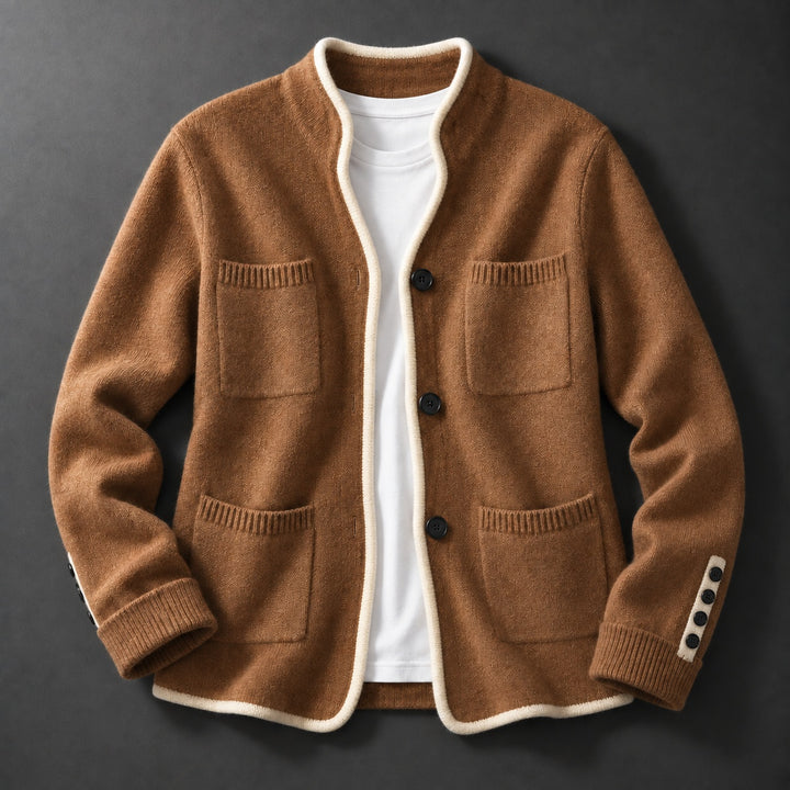 Marchesa Contrast Trim Cardigan — ce_soul_s1_01