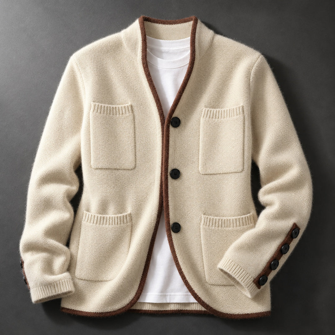 Marchesa Contrast Trim Cardigan — ce_soul_s1_01
