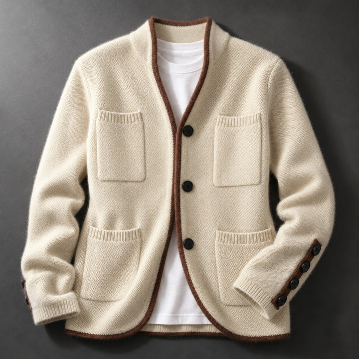 Marchesa Contrast Trim Cardigan — ce_soul_s1_01