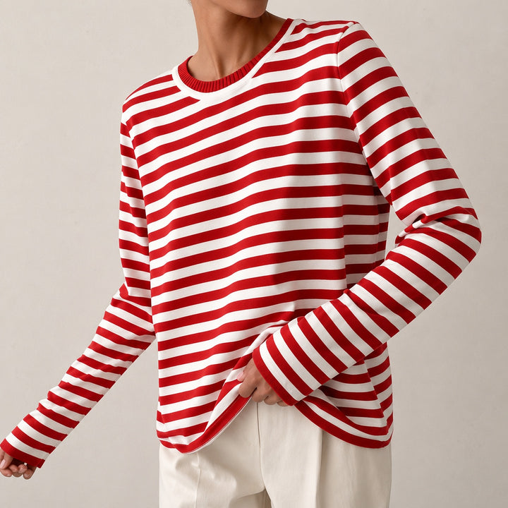 Marinière Striped Crewneck Top — ce_metastatic_01