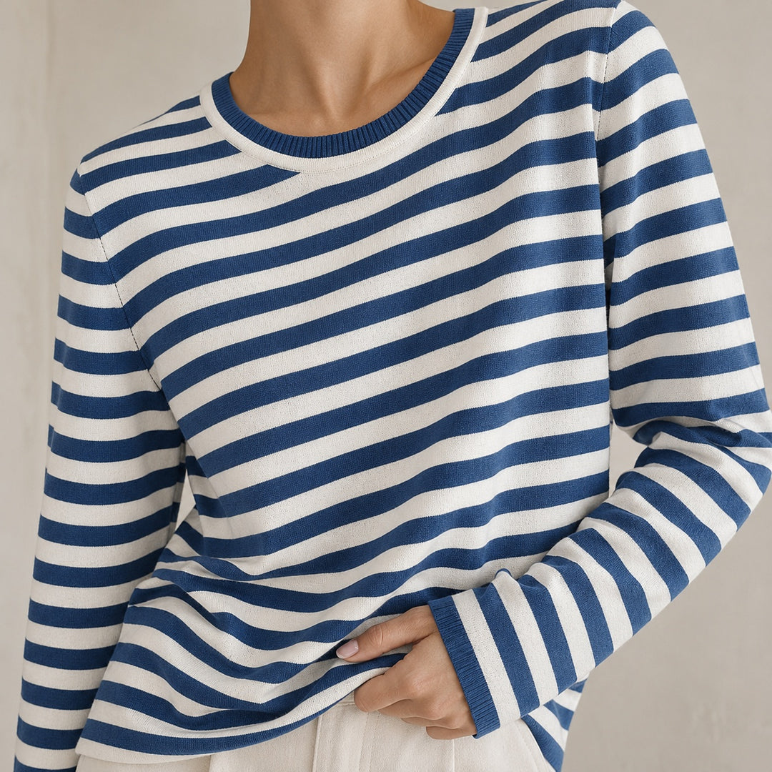 Marinière Striped Crewneck Top — ce_metastatic_01