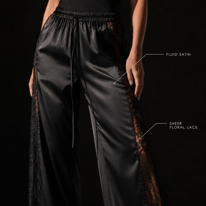 Merletto Lace-Panel Satin Pants — ce_metastatic_06
