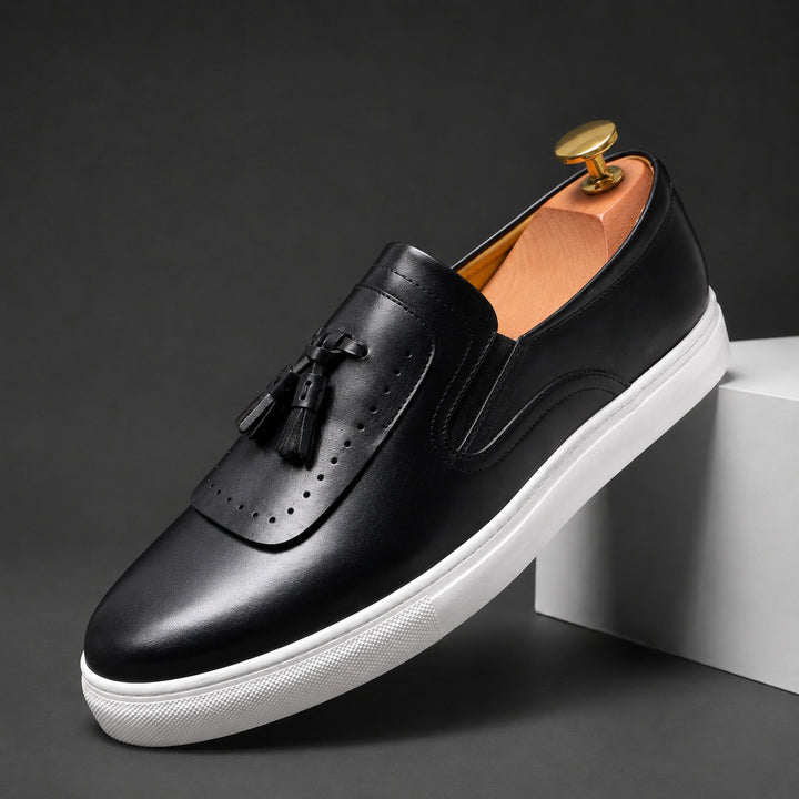 Nappina Tassel Slip-On Loafers — ce_angle_01