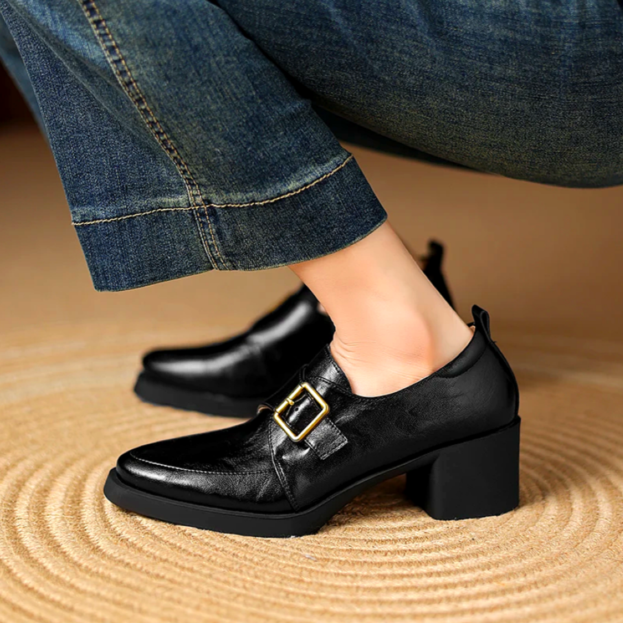 Bellamy Buckle Heels