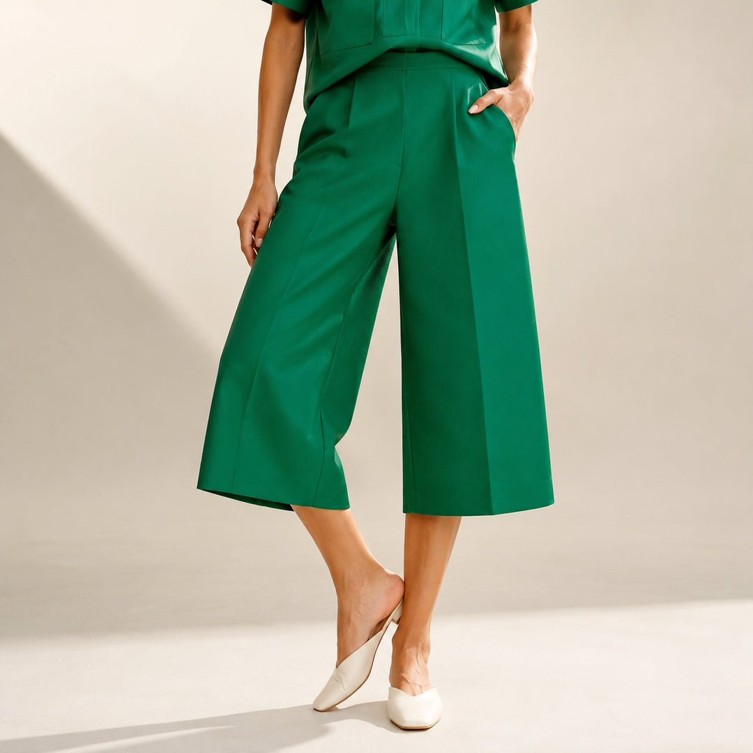 Palazzina Stand-Collar Culotte Set — ce_studio_01