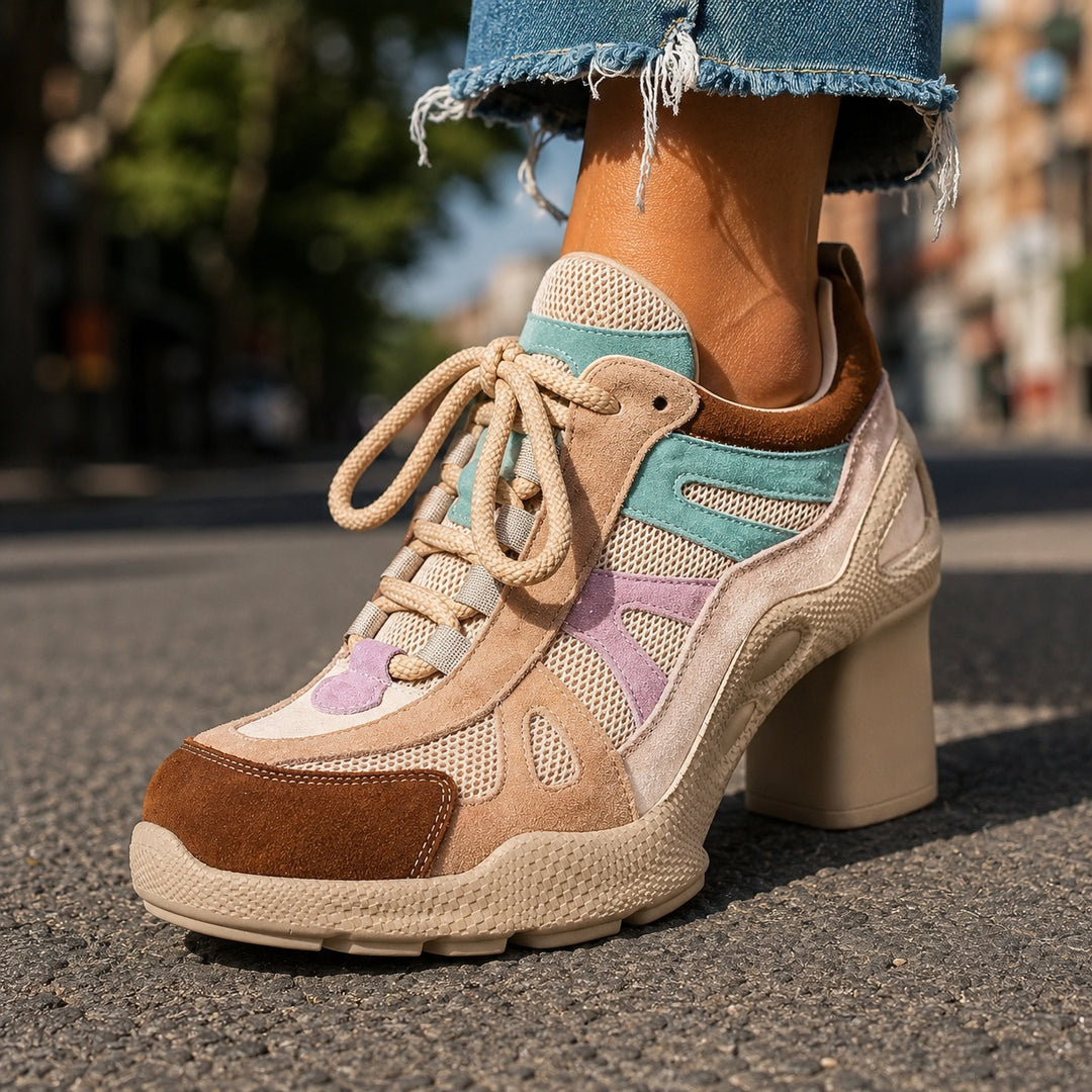 Patchina Colorblock Sport Heels — ce_brooklyn_s2_01