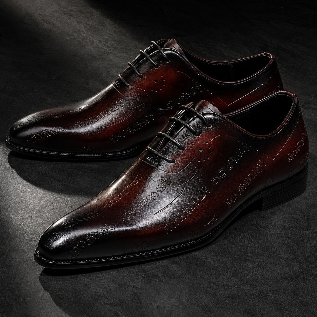 Pergamena Engraved Oxford Shoes — ce_metastatic_01