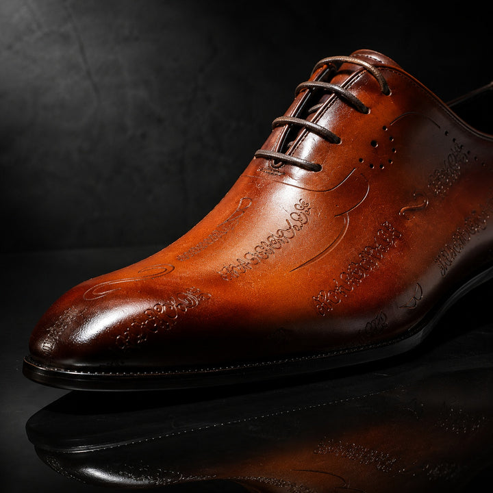 Pergamena Engraved Oxford Shoes — ce_metastatic_02