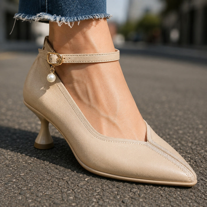 Perlina Ankle-Strap Pointed Pumps — ce_brooklyn_s2_01