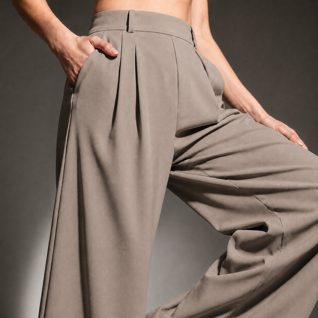 Pieghetta Pleated Wide-Leg Trousers — ce_studio_01