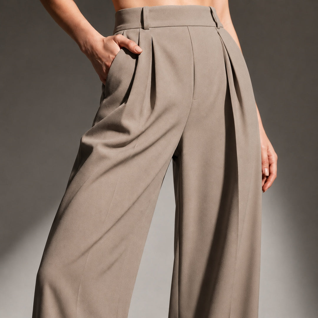 Pieghetta Pleated Wide-Leg Trousers — ce_studio_01