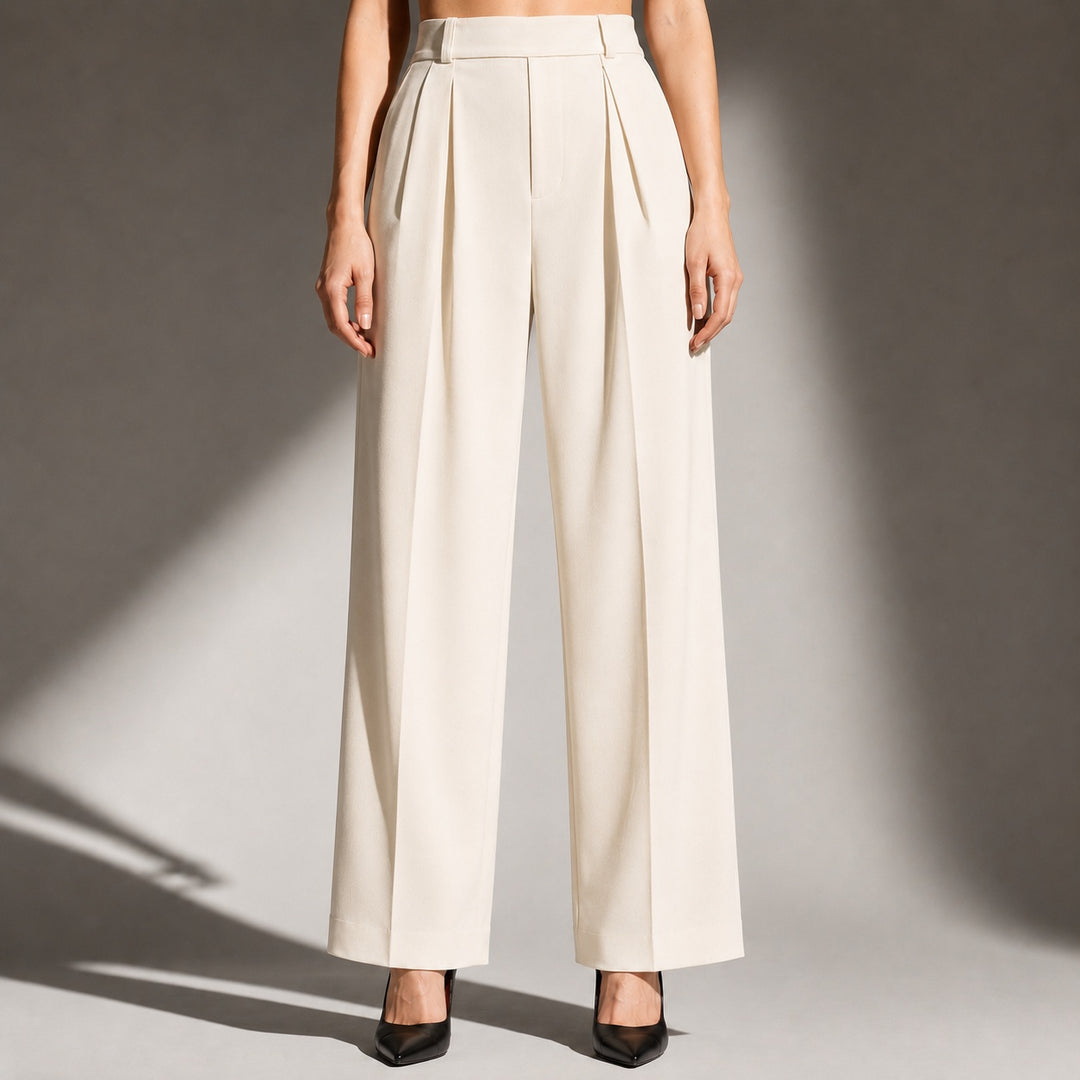 Pieghetta Pleated Wide-Leg Trousers — ce_pivot_front_01