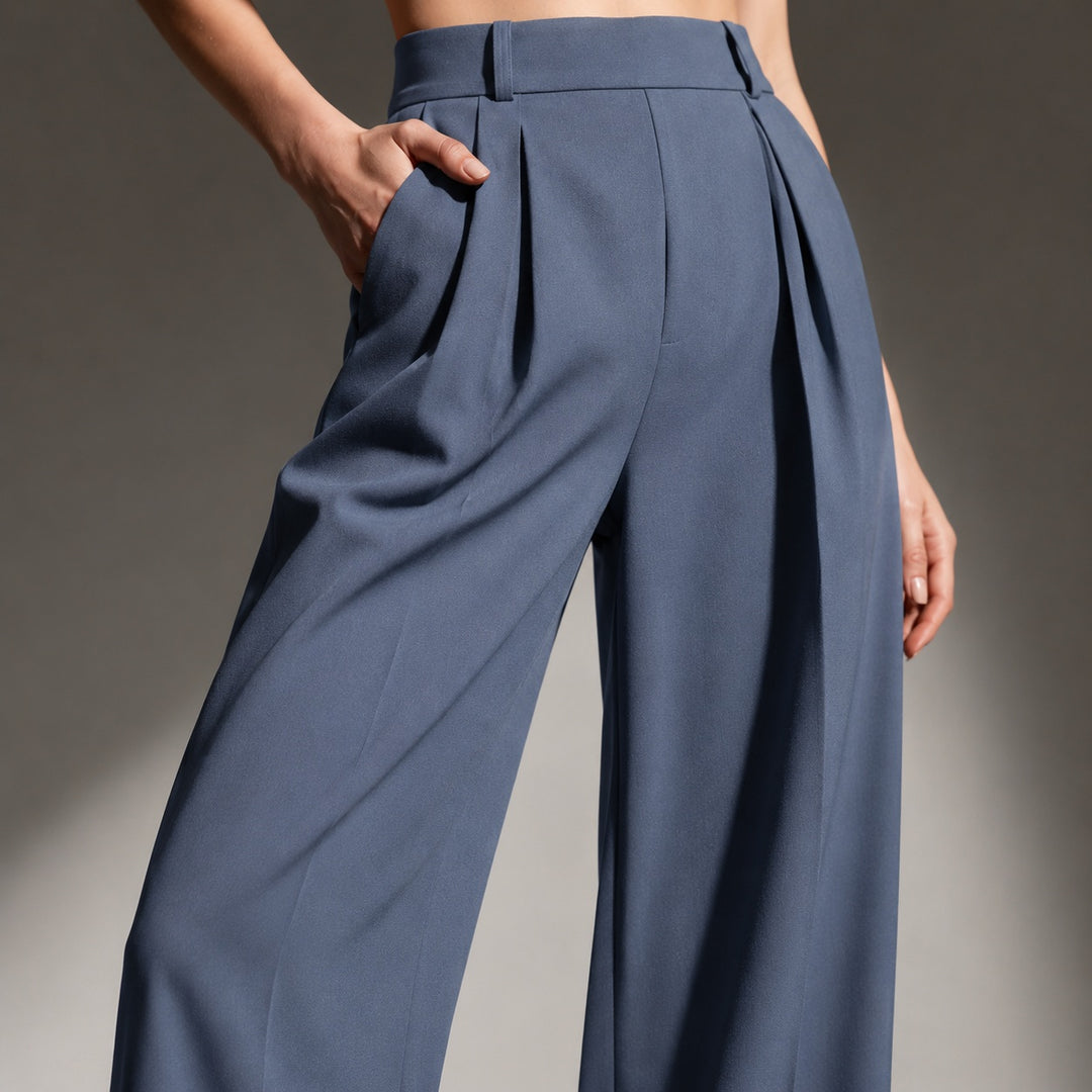 Pieghetta Pleated Wide-Leg Trousers — ce_studio_01