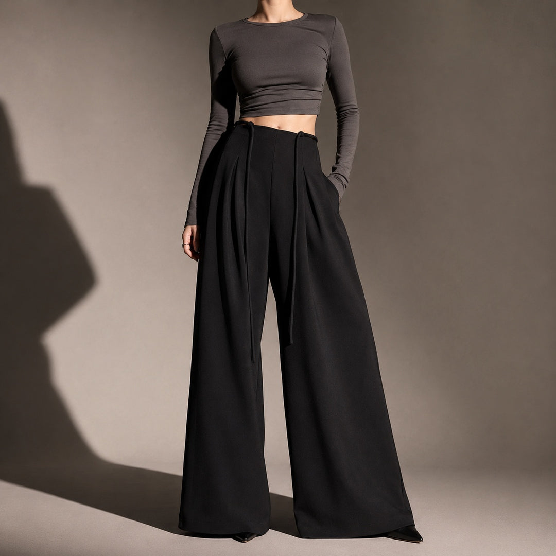 Pieghetta Pleated Wide-Leg Trousers — ce_studio_01