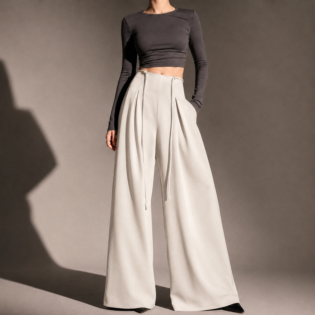 Pieghetta Pleated Wide-Leg Trousers — ce_studio_04