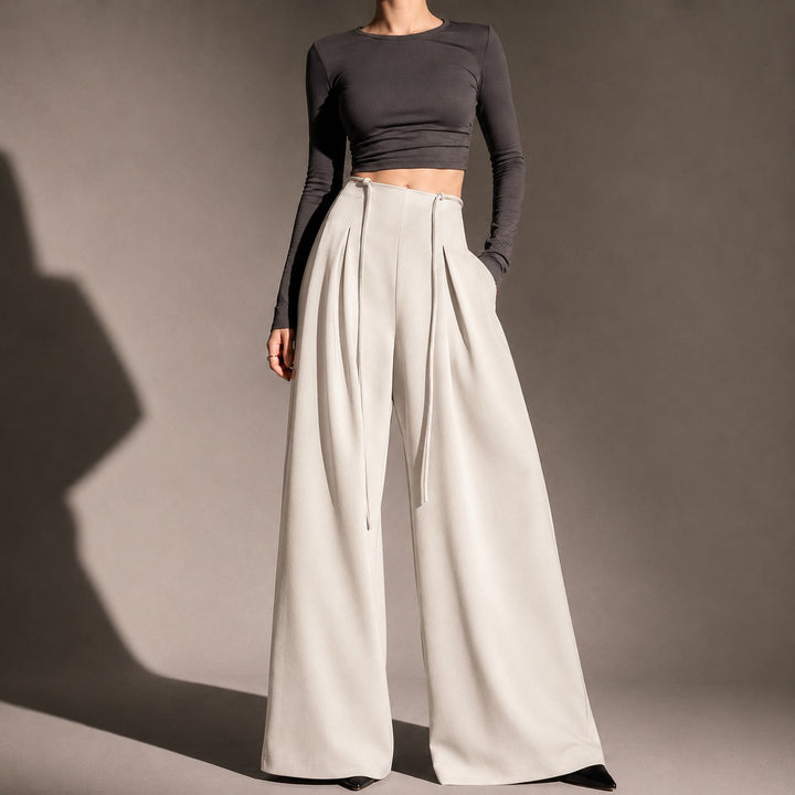 Pieghetta Pleated Wide-Leg Trousers — ce_studio_04