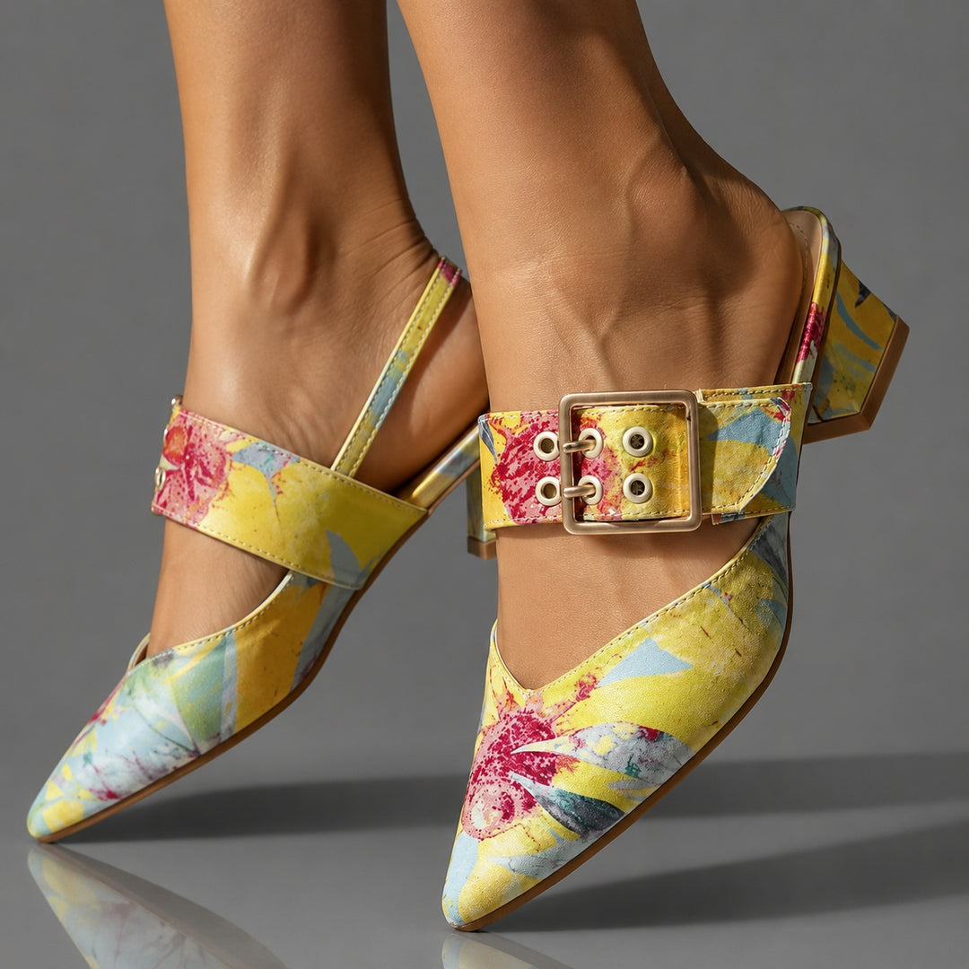 Pittura Buckle Point-Toe Mules — ce_brooklyn_s3_01