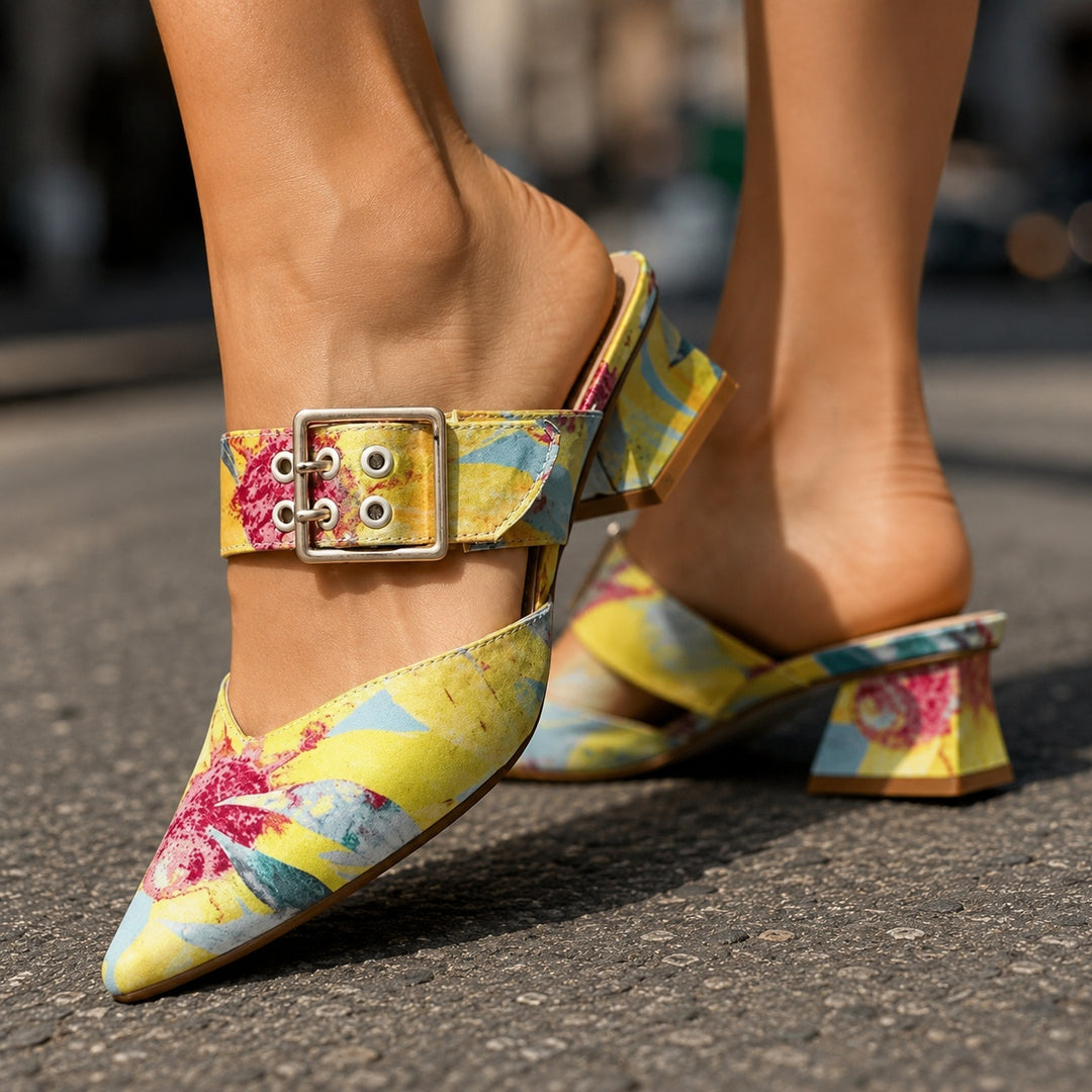 Pittura Buckle Point-Toe Mules — ce_brooklyn_s1_01