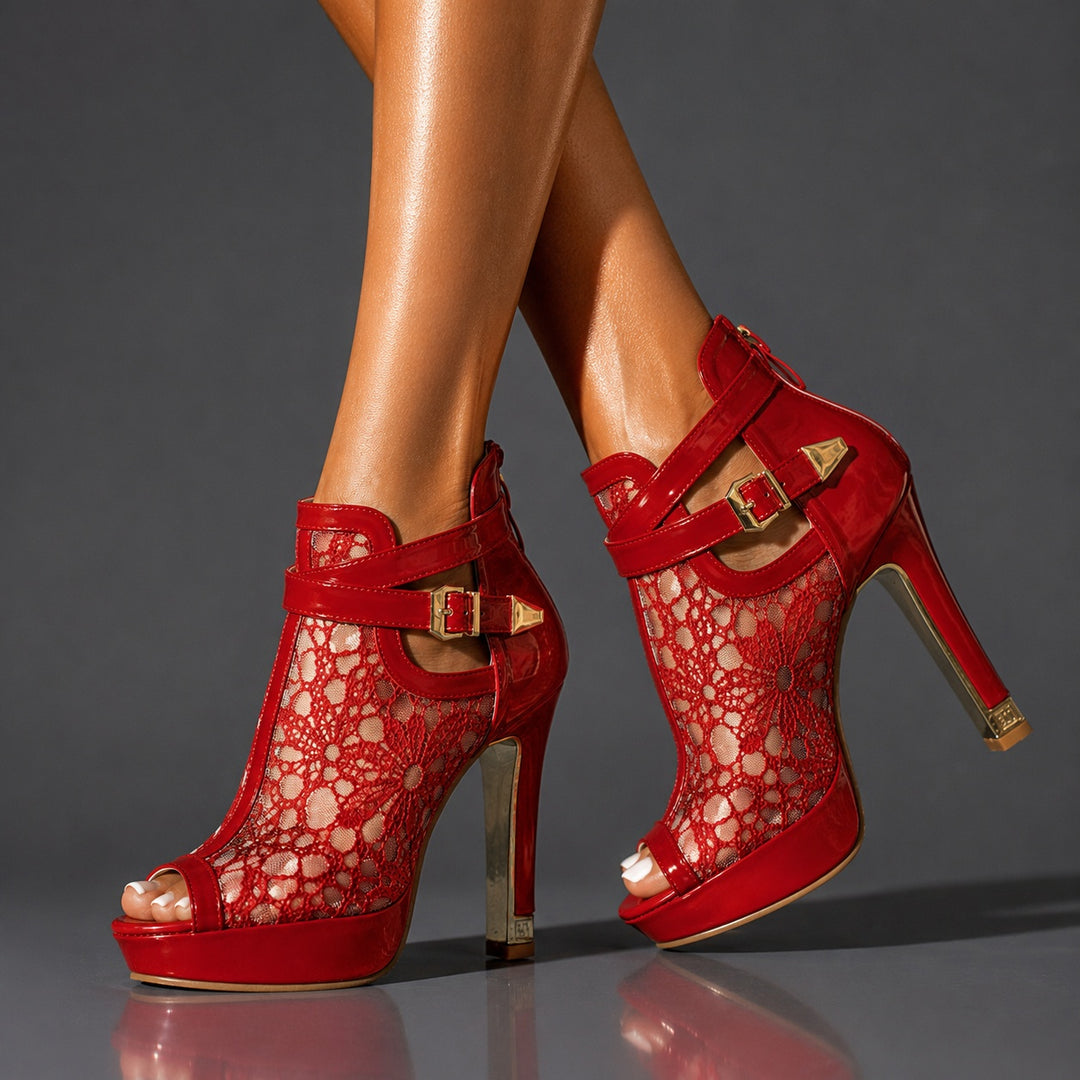 Pizzo Floral Lace Peep-Toe Booties — ce_brooklyn_s3_01