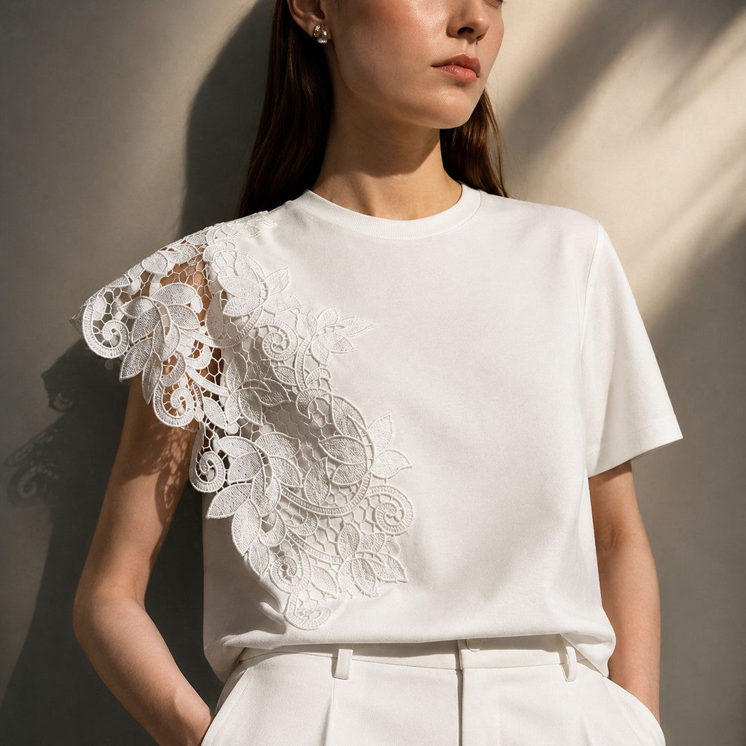 Pizzo Lace Shoulder Tee — ce_metastatic_08