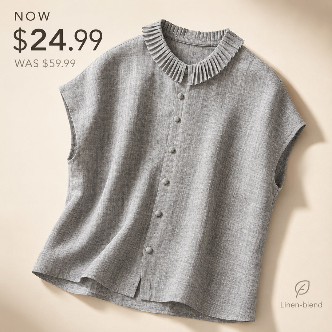 Pleatra Ruffle Collar Blouse — ce_metastatic_01