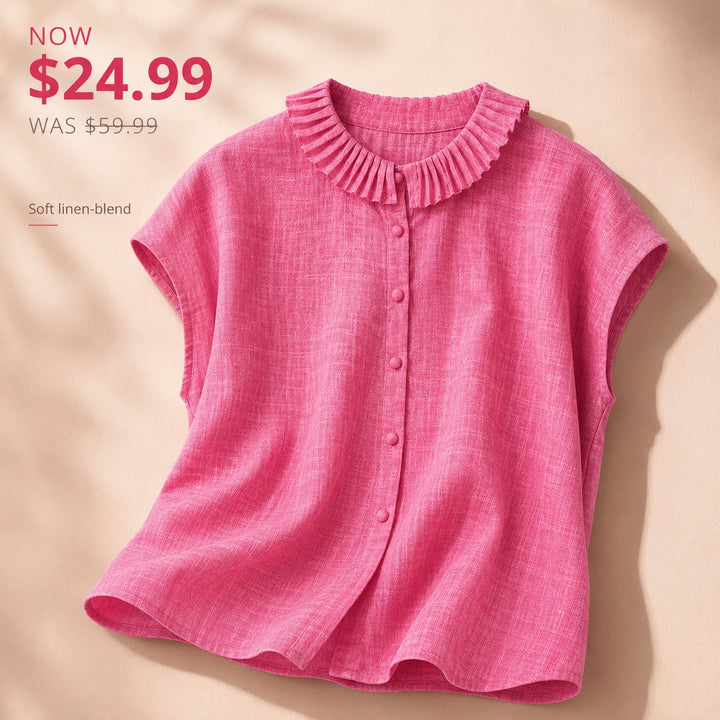 Pleatra Ruffle Collar Blouse — ce_metastatic_02