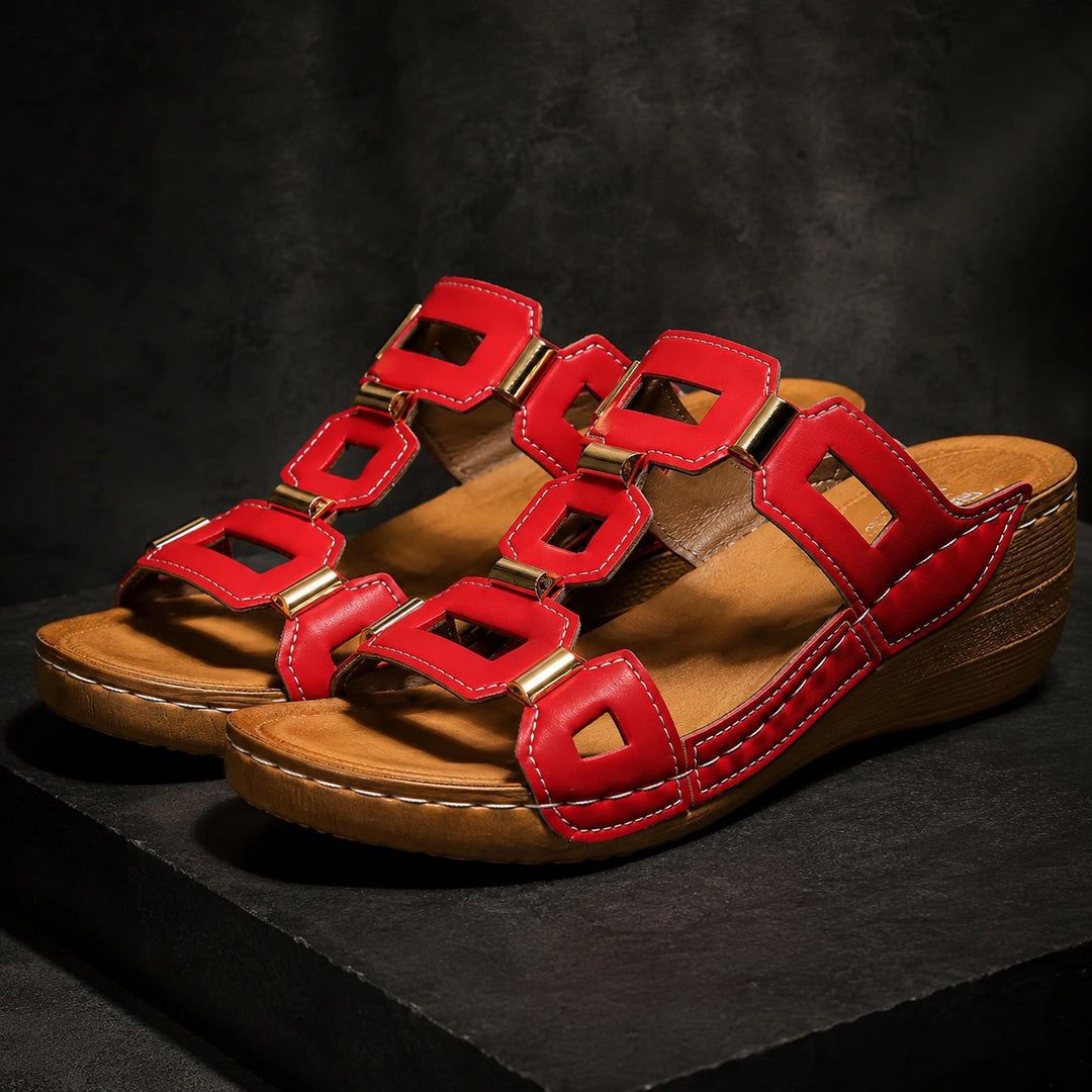 Quadretta Studded Wedge Sandals — ce_metastatic_04