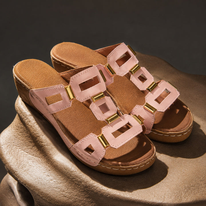 Quadretta Studded Wedge Sandals — ce_metastatic_06